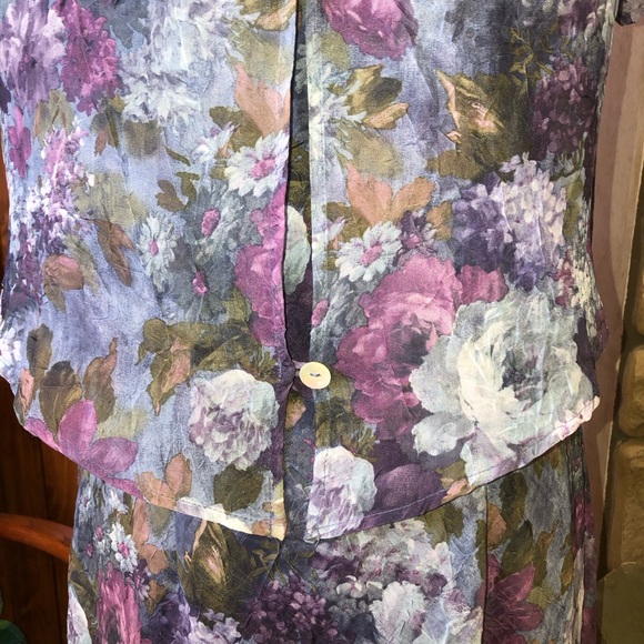 K & COMPANY PETITE SIZE 12p 2-PIECE SLEEVELESS DRESS WITH CAP SLEEVE JACKET EUC - Picture 6 of 9